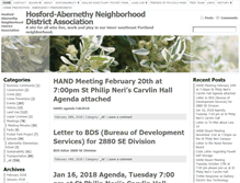 Tablet Screenshot of handpdx.org